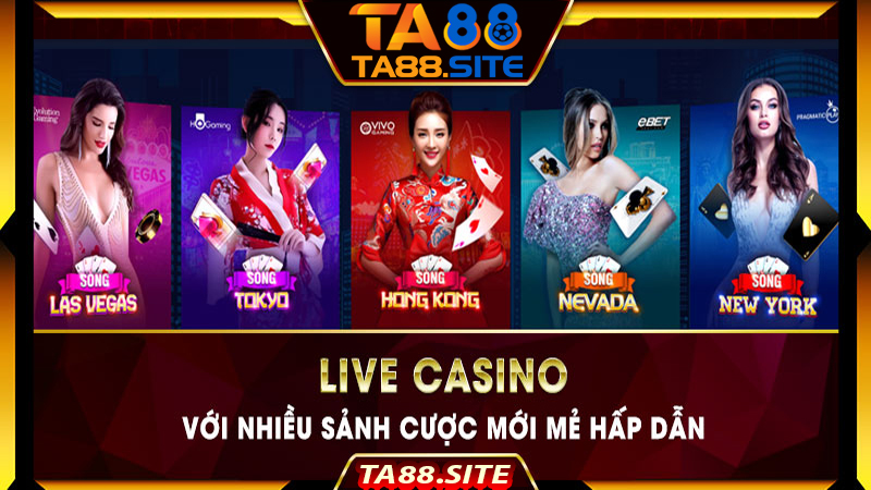 Giới thiệu về sảnh live casino TA88